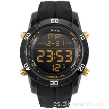 SMAEL Relojes deportivos para hombre Reloj militar LED digital